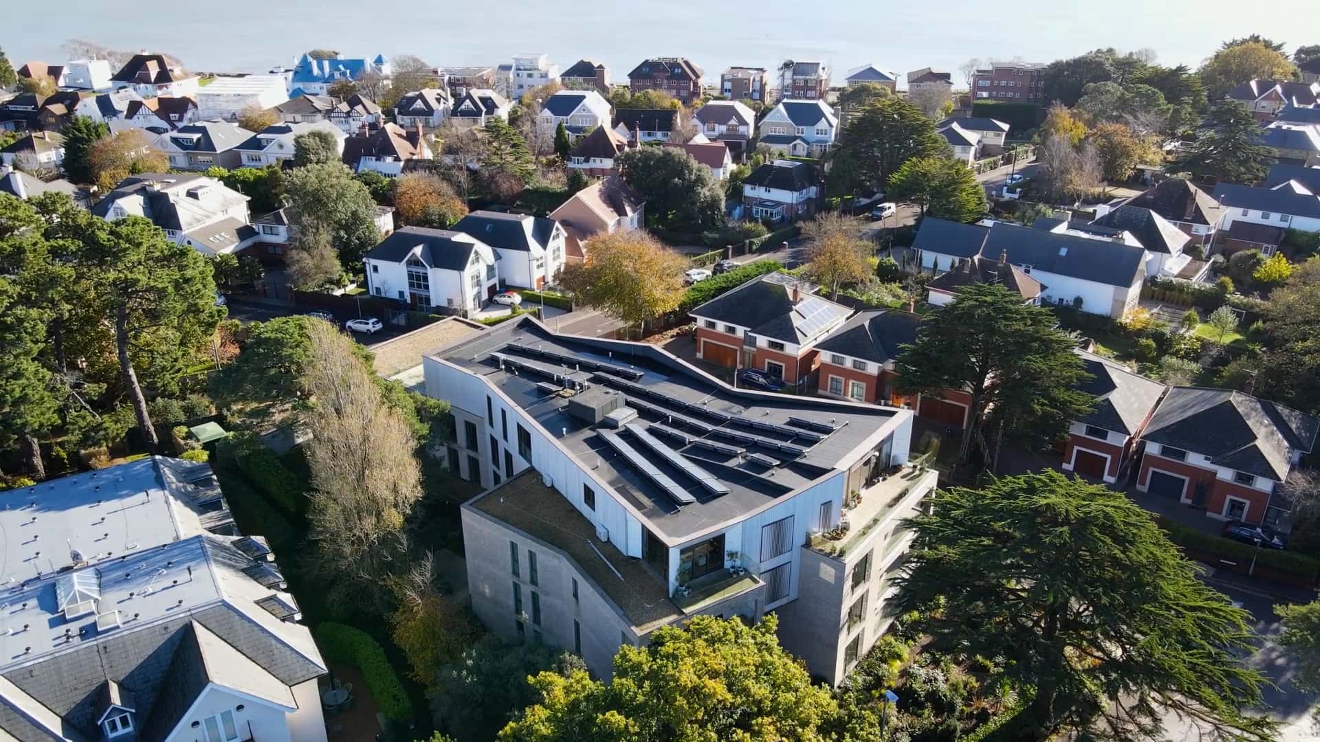 Woodlands seen from above