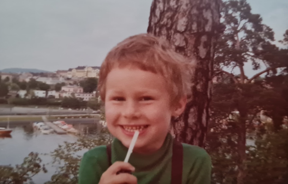 Kjetil Næsje in primary one at primary school
