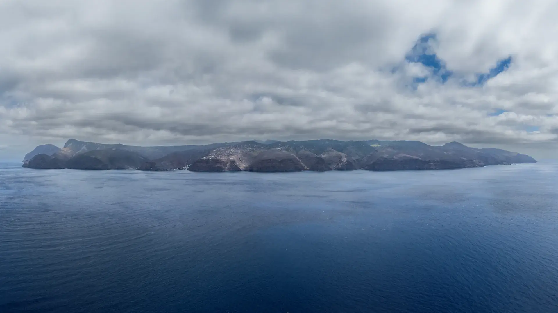 Panoramic view of St. Helena island